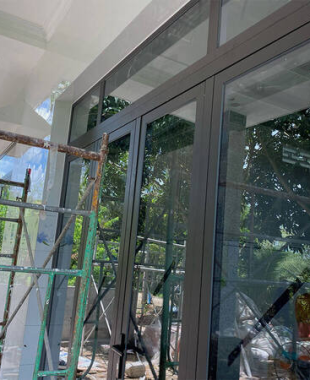 Cửa Lùa 4 Cánh Nhôm Vasco